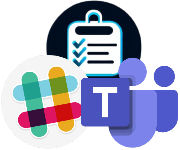logo with slack/teams